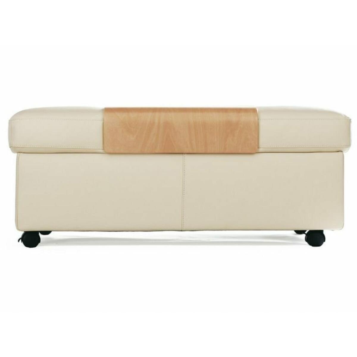 Stressless® Double Ottoman with Table Ottomans & Poufs Customizable 29