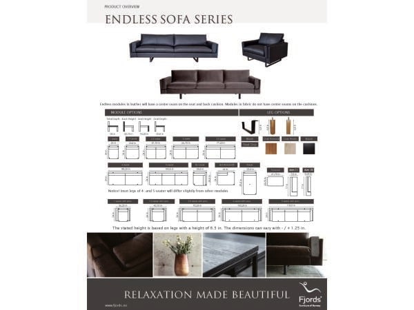 Endless 4-Seater Sofa Sofas Customizable 3