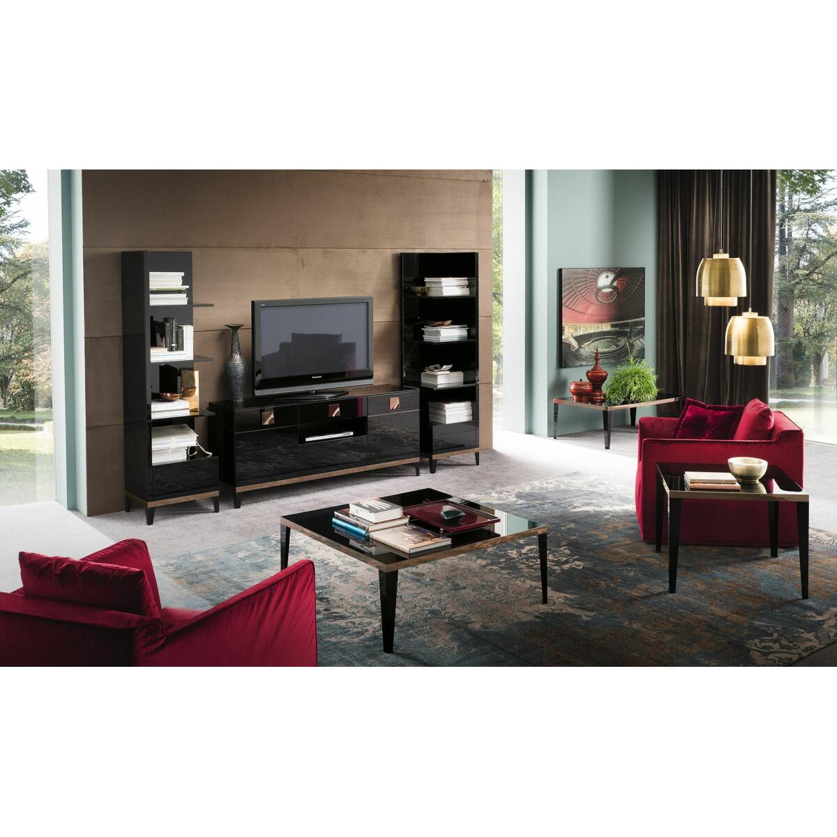 Mont Noir Rectangular Coffee Table Cocktail & Coffee Tables Alf Italia 30