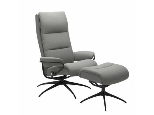 Stressless® Tokyo Chair with Ottoman Chairs Customizable 3