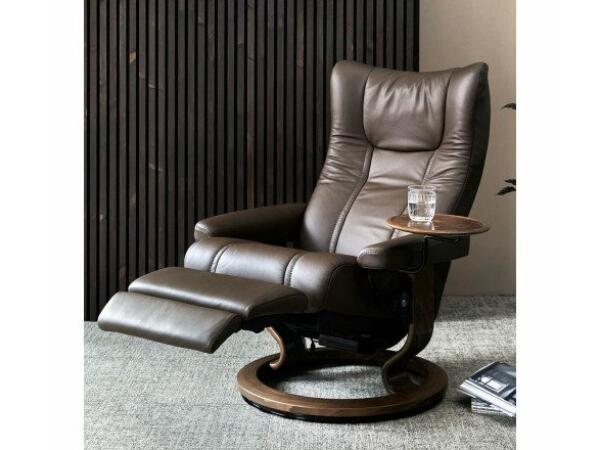 Stressless® Wing Power Recliner Recliners Customizable 3