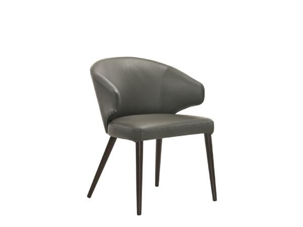 Voss Leather Dining Chair Chairs & Benches Kube