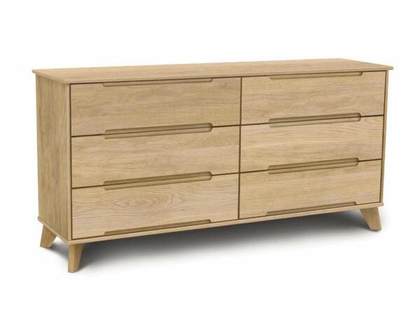 Linn 6 Drawer in Oak Dressers Copeland Furniture 3