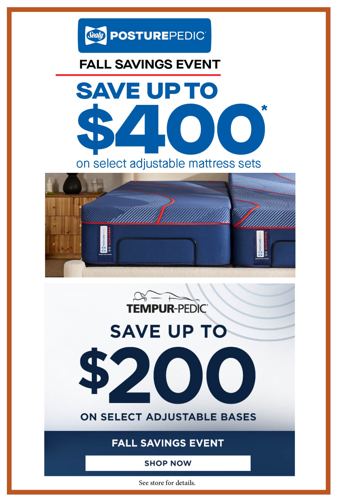 Bova Fall Sleep Savings Mobile 2025