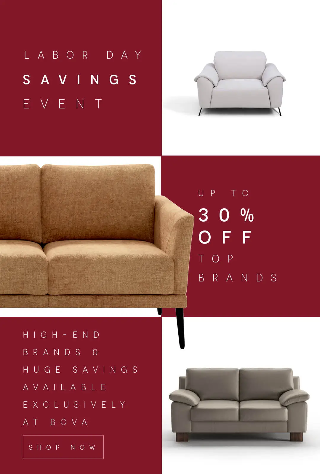 Bova Labor Day Sale Mobile 2025