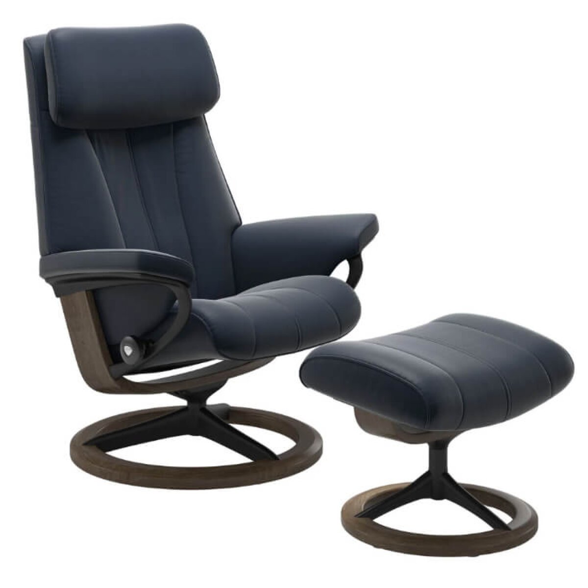 Stressless® Paul Recliner with Ottoman Recliners Customizable 30